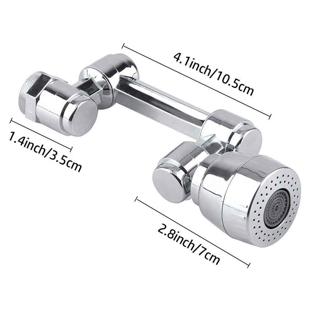 Solighter Kontrol Kran Dapur Water Flow Tinggi Aliran Air1080° Aksesoris Wastafel Cuci Piring Rotasi