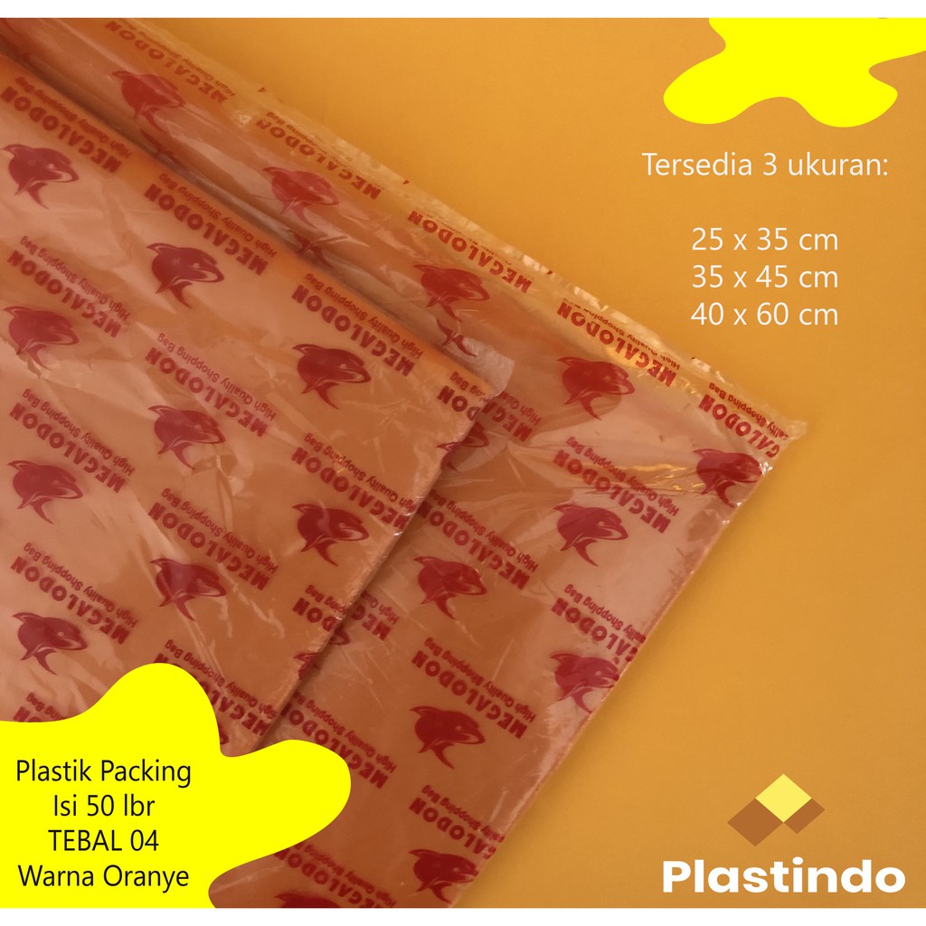 Plastik Packing 40 x 60 cm Isi 50 lembar | Kantong Plastik Tanpa Plong TEBAL | Plastik olshop Besar
