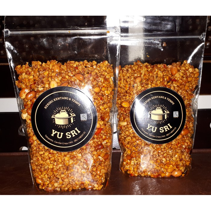 

Kering Tempe Kacang Teri Medan ( Yu Sri ) 250Gram - Tempe