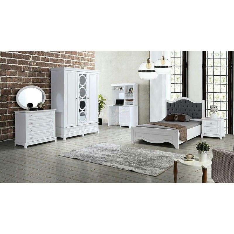 kamar set || lemari || tempat tidur || meja rias || nakas meja kecil