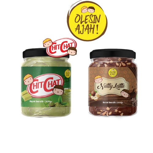 

Promo OlesinAjah Selai Chit Chat 200Gr + Nutty Latte 200Gr