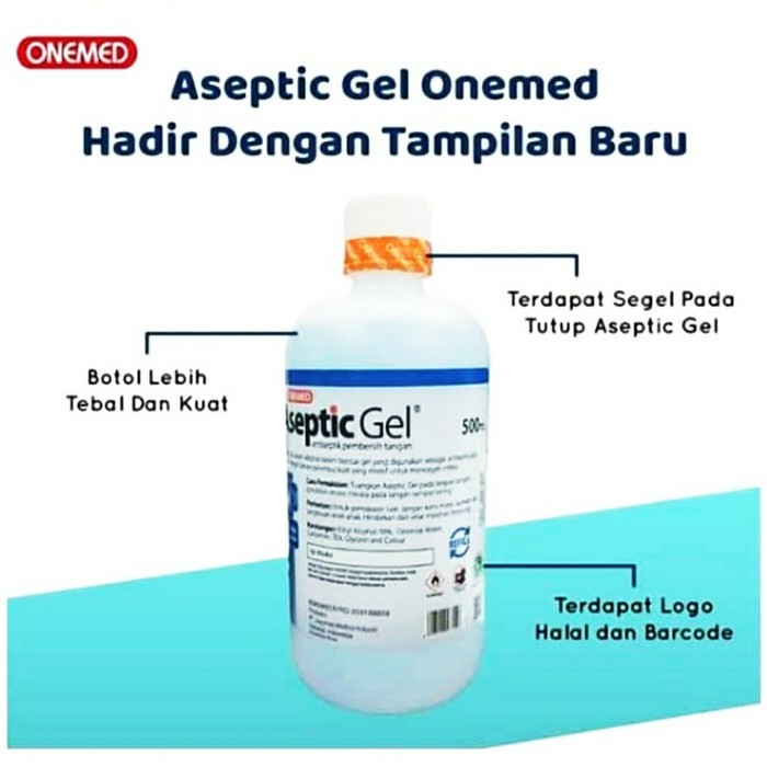 Aseptic Reffil 500ml Hand Sanitizer Original OneMed