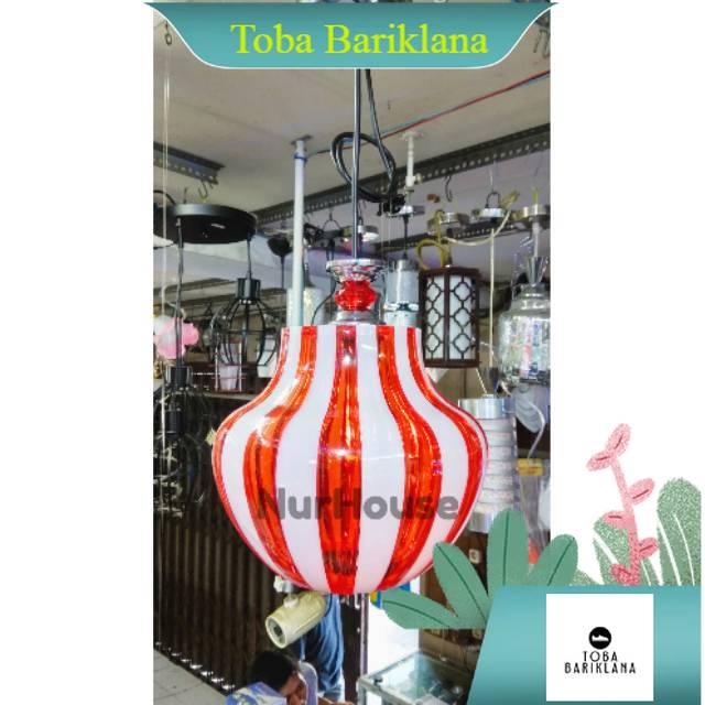 lanpu gantung minimalis klasik model gentong lampu hias rumah