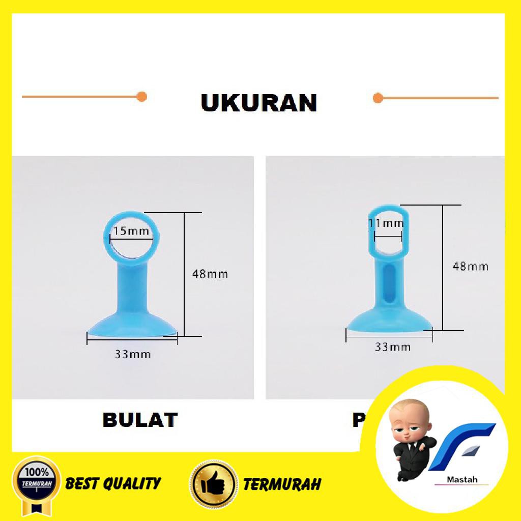 *msth* Ganjalan Pintu Karet Pengaman Benturan Penahan Engsel Safety Door Lock Band