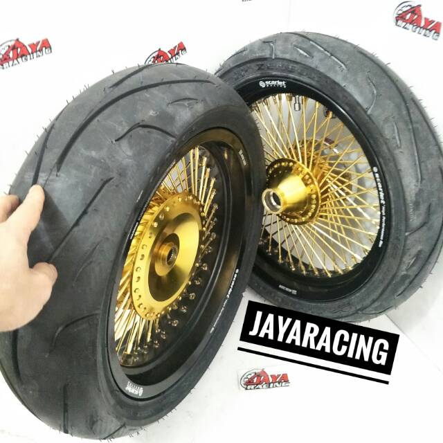 Velg nmax 14 350 300 Custom plus ban 110 100 14 siap pasangg