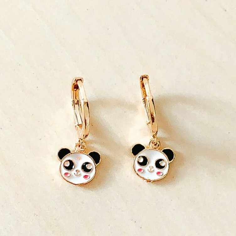 Anting Anak Model Panda Head Gold Xuping