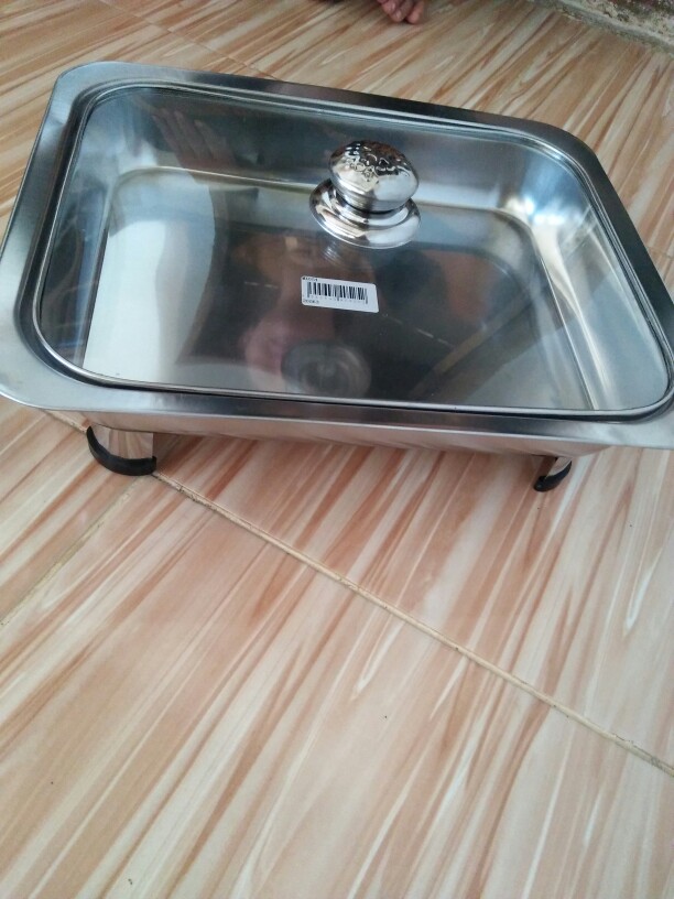 Nampan Prasmanan-fast Food Dish - Tutup Full Kaca