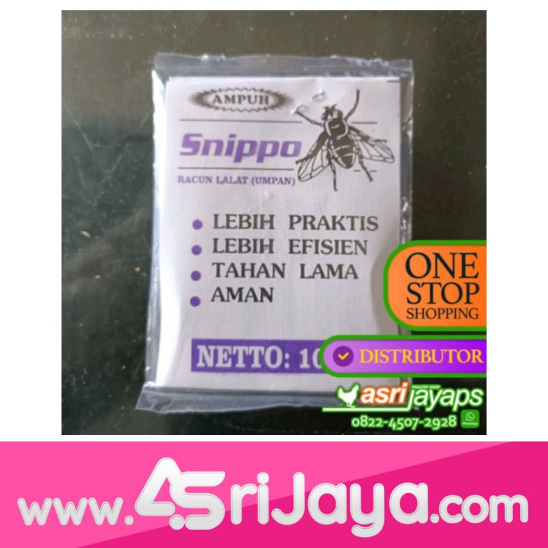 Obat Lalat Tabur Snippo 10 gr