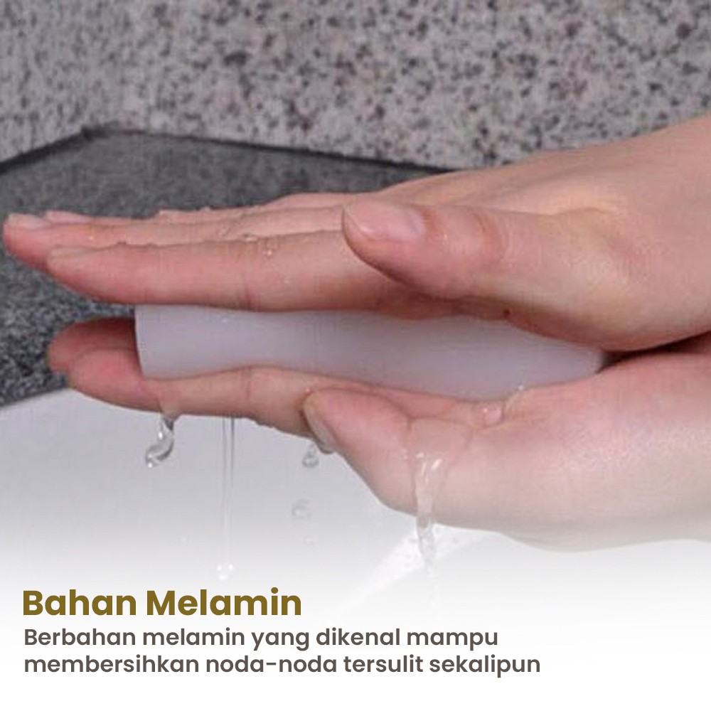 Spons Melamin Pembersih Perabotan Anti Debu Reusable