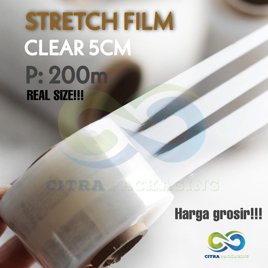 

PLASTIK WRAP WRAPING WRAPPING STRETCH FILM BENING 5cm X 200m DUS