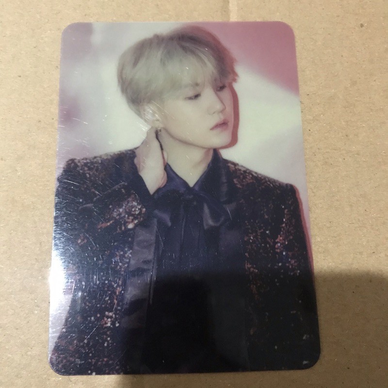 yoongi suga essay book photocard pc