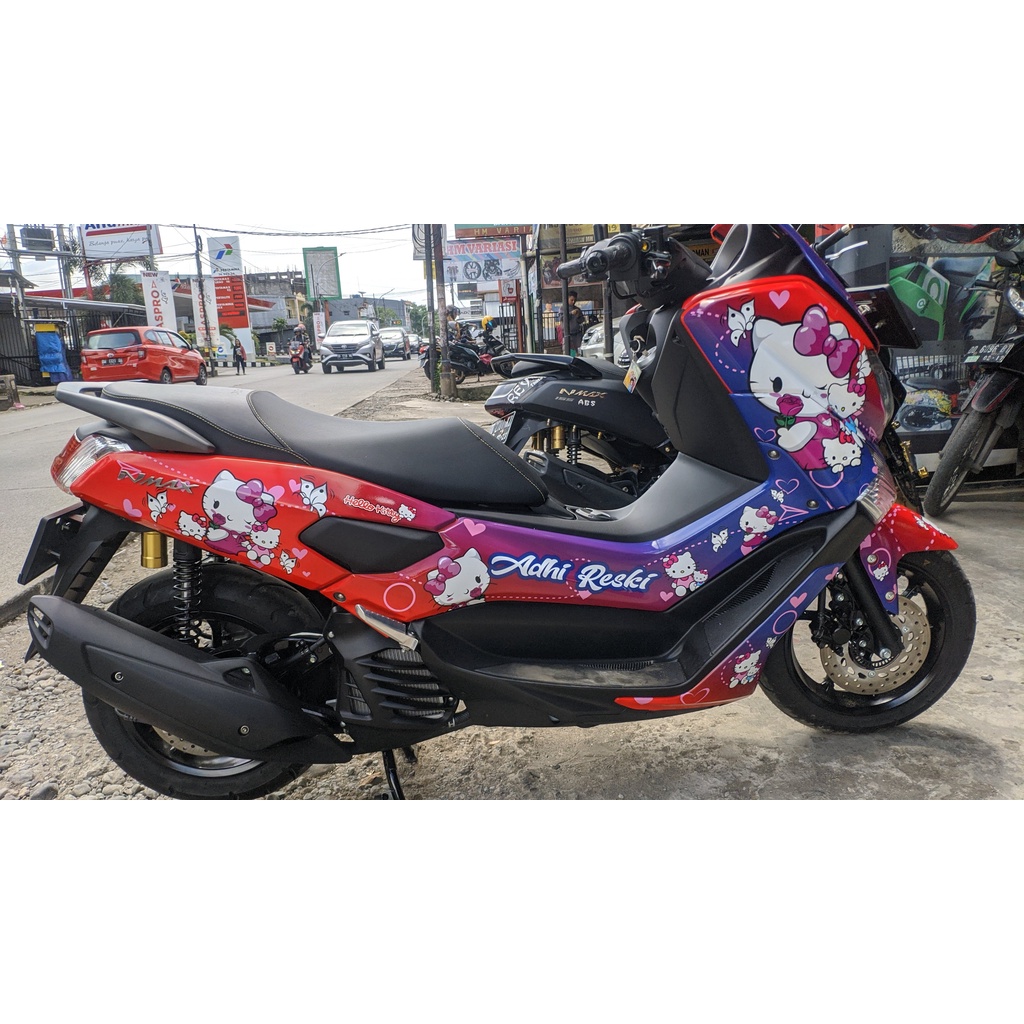 Stiker Nmax Decal Full Body Nmax Premium Hello Kitty Glossy DNKZ