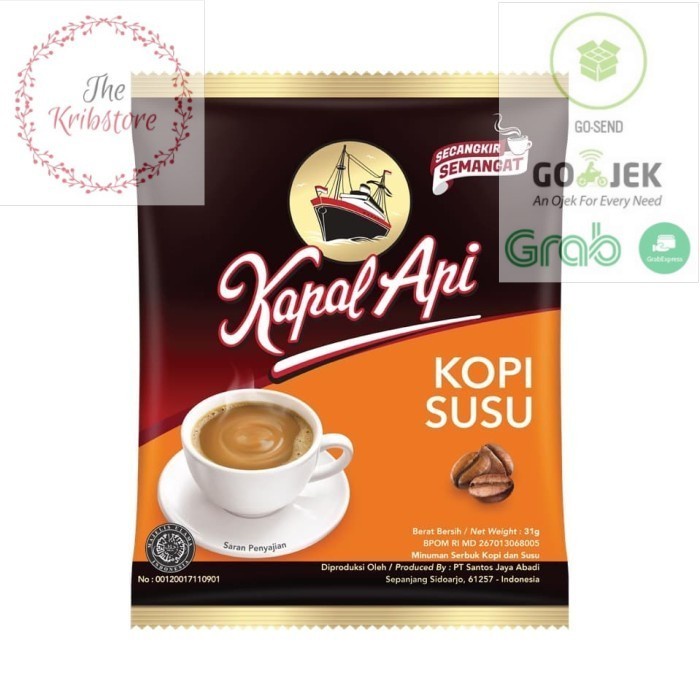 

Kapal Api Kopi Susu Pack 10 (Isi 10 Sachet @31 Gram)