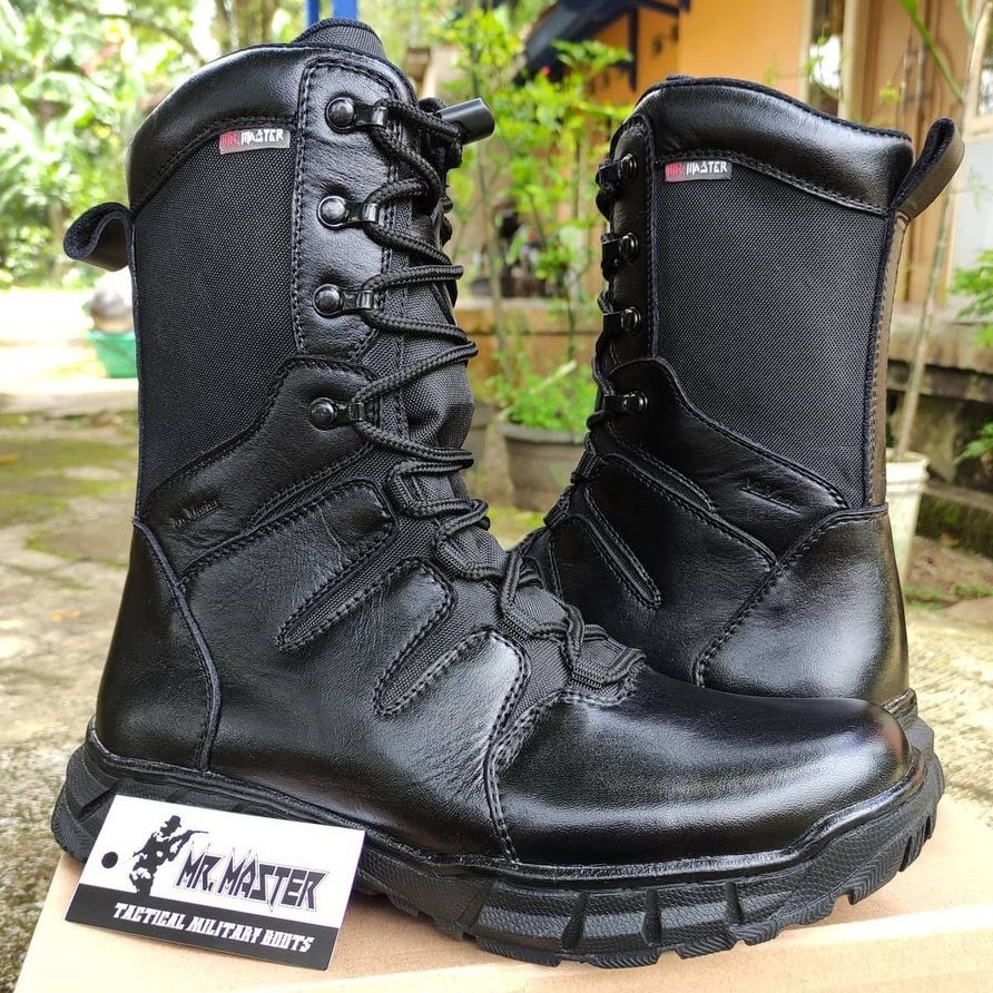 SEPATU PDL MR MASTER KULIT SAPI ASLI SEPATU PDL TNI POLRI SECURITY SATPAM DINAS LAPANGAN