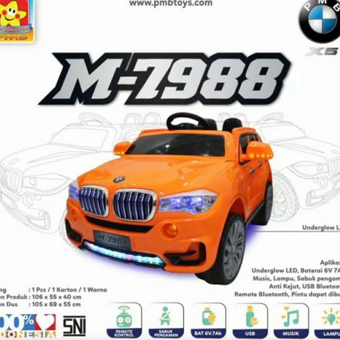 Mainan Anak Mobil Aki Model Bmw X5 Pmb M7988 M-7988 M 7988