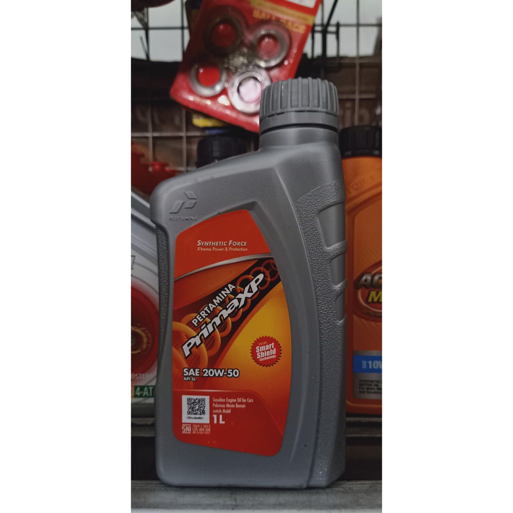 [4TAK] - PRIMAXP OLI MESIN PERTAMINA 4TAK - 20W50 - 1 liter - OLI MESIN 4 TAK- KEDIRI JATIM PRIMA XP
