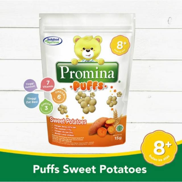 Promina Puffs Pack - 15gr 8+/ Cemilan bayi - puff