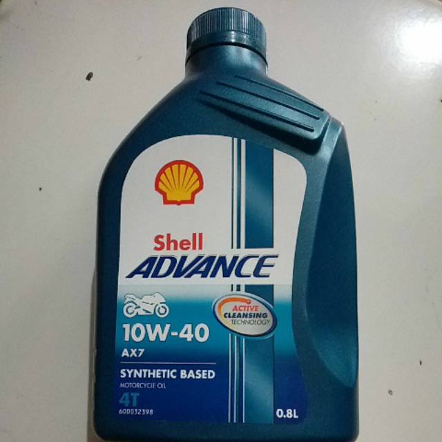 Oli  Shell Advance AX7 800 ml 10W 40