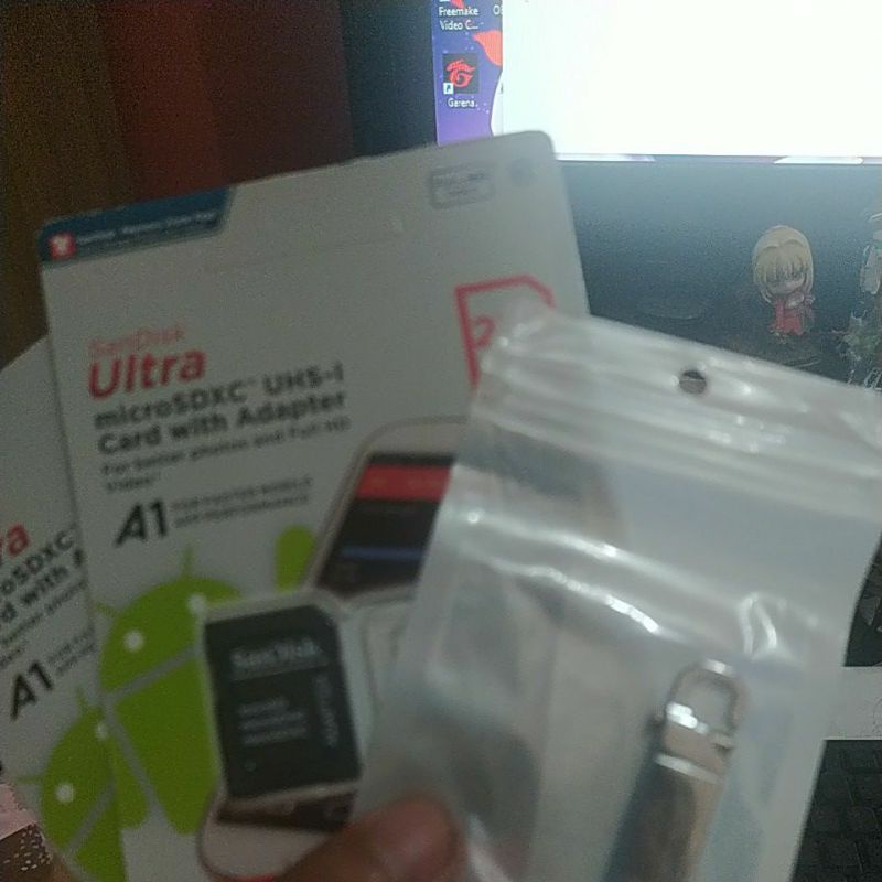 1 Flashdisk + 2 Sdcard 256gb paketan
