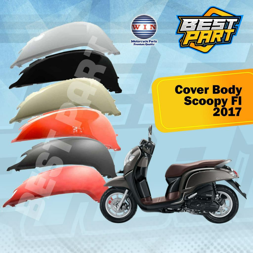 Cover body belakang kanan kiri Scoopy fi esp 2017-2019 . Cover body scoopy fi 17