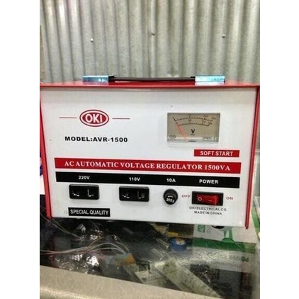 Stabilizer /stavol Regulator Listrik OKI 1500 watt Stabiliser 1500watt ada stock