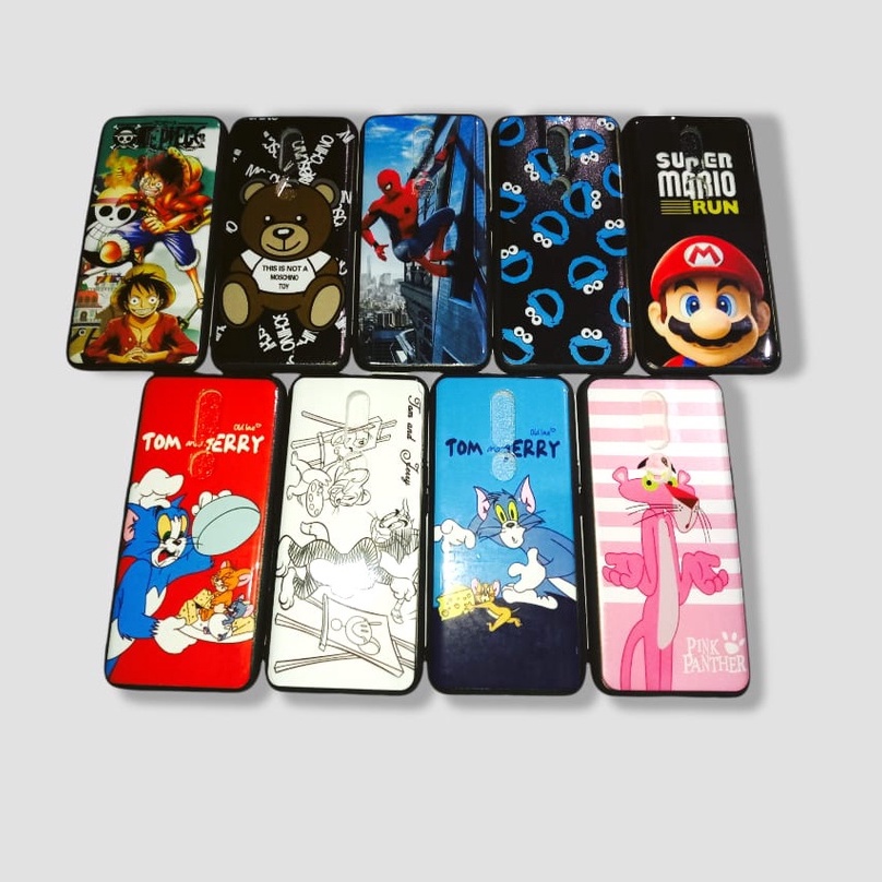 Case OPPO F11 PRO Motif Kartun Naruto,Bears, Panda Coklat, Nobita, Spiderman