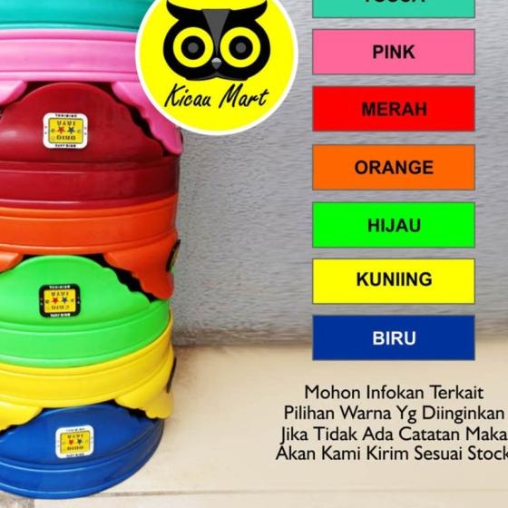 ☛ TEBOK LB LOVEBIRD PVC ORIQ JAYA FULSET TEBOK SANGKAR KANDANG BURUNG TB - Biru ♕