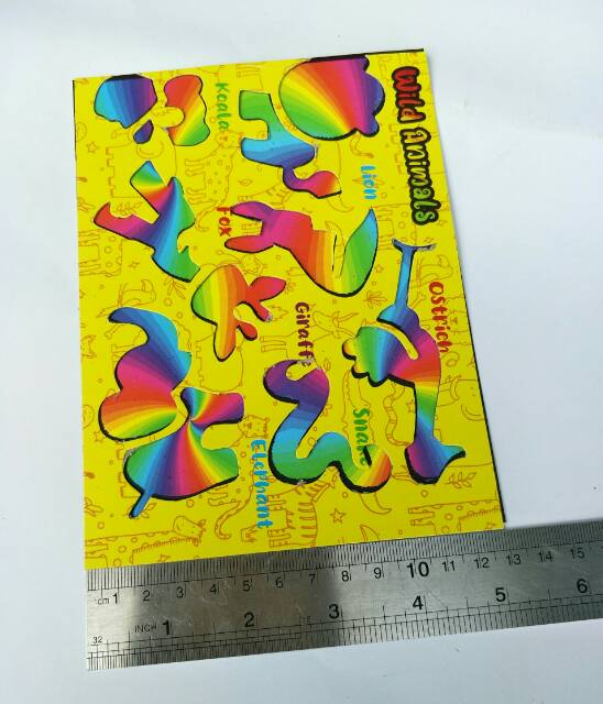 Mainan Edukatif Magic Rainbow Scratch/ Gosok Kertas Warna Rainbow Murah Bagus