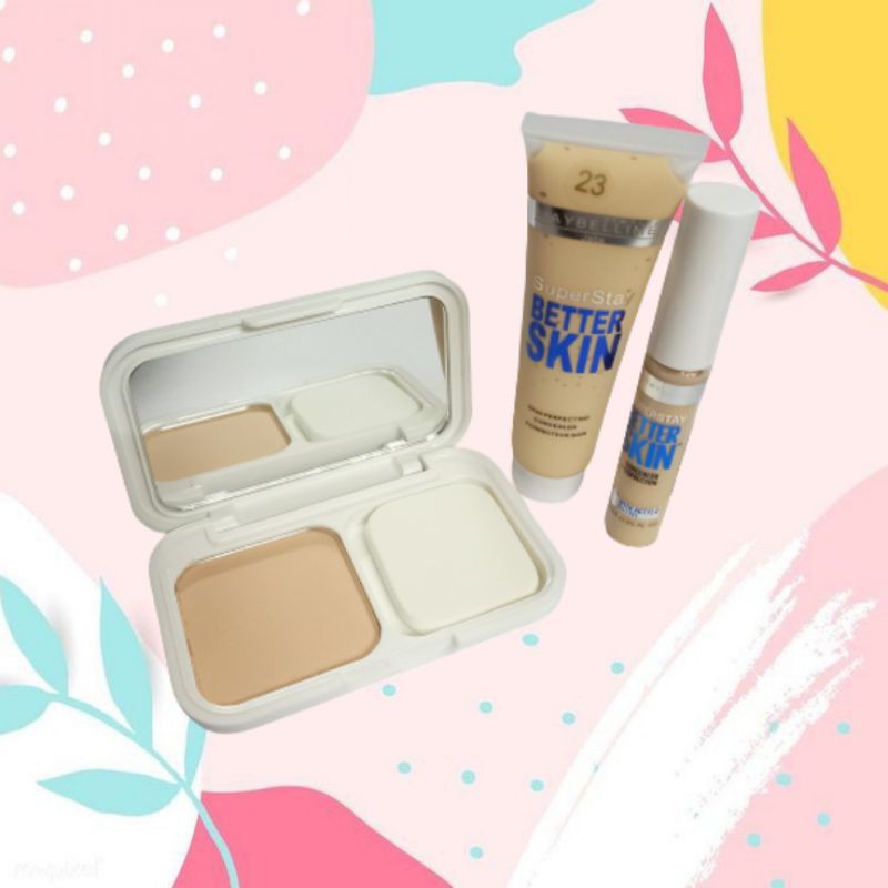 PAKET MAYBELINE SUPERSTAY 3 IN 1 BOX PUTIH