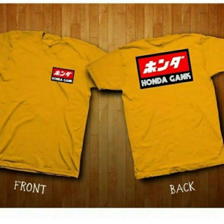 [SGB.14Ap22ᵂ] kaos HONDA GANK | CB | C70