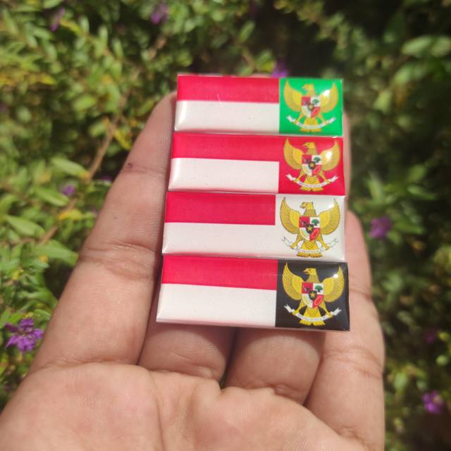 Pin Merah Putih Pin Garuda Indonesia Pin MPG Bross Resin Glass