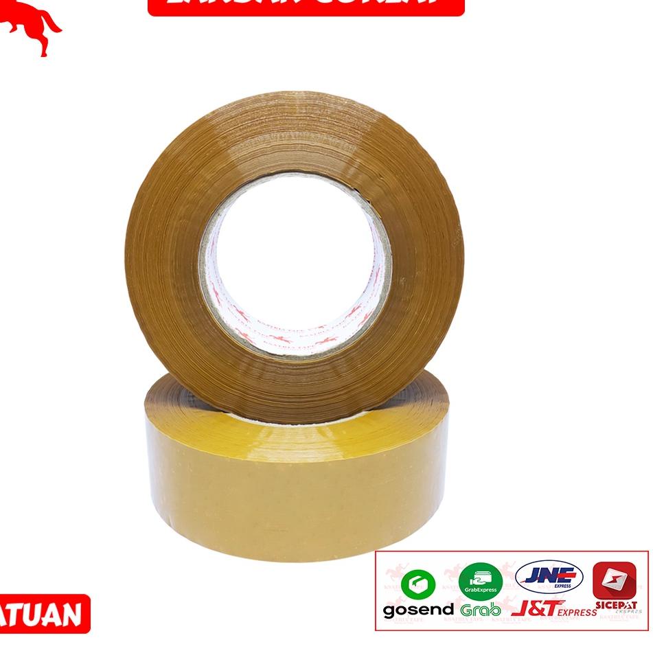 

ㆅ Lakban OPP Tape / Lakban Coklat KSATRIA Tape 300 Yard NEW PRODUCT 2296 ◈