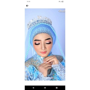 veil mutiara pengantin/slayer mutiara pengantin muslim