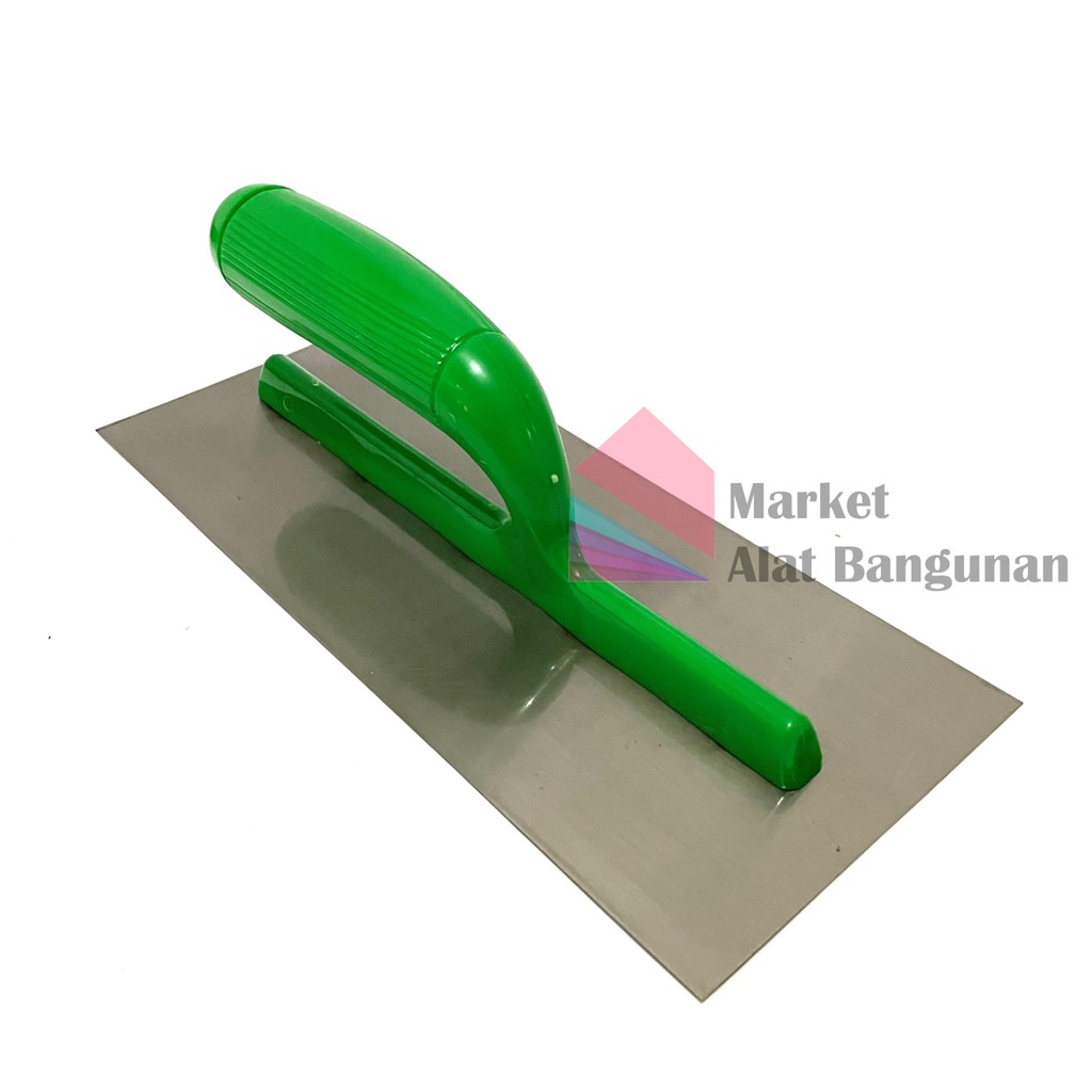 Roskam BESI Gagang PVC / Raskam Plastik / Penghalus Tembok Dinding / Alat Penghalus Acian Dinding