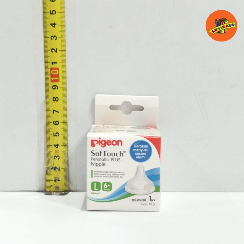 Pigeon Dot Soft Touch Peristaltic Plus Nipple 1pc