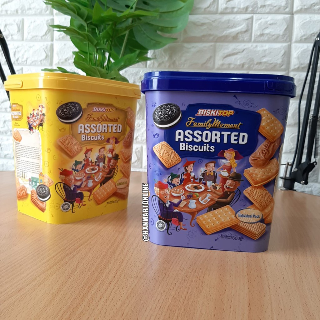 

Biskuit Toples/ ASSORTED FAMILY MOMENT 600g - BISCUIT LEBARAN MURAH/ Biskirop