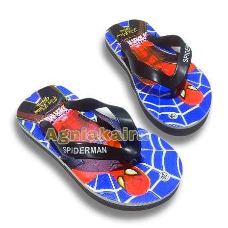 Sandal Anak Laki-laki Motif Spyderman Terbaru