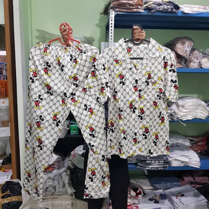 BISA COD..!!! 0740650 GG MICKEY SLEEPWEAR SET