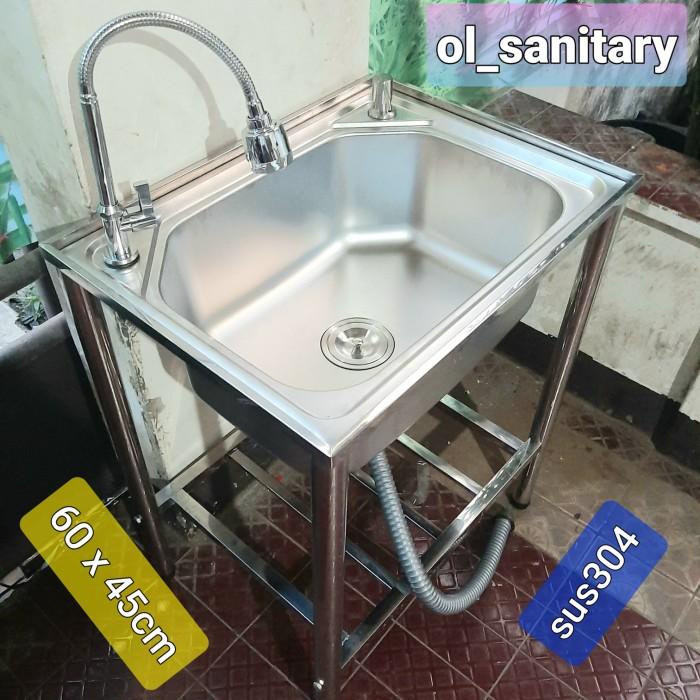 Dish | Bak Cuci Piring Meja Kitchen Sink Set Portable Wastafel Kitchen Sink