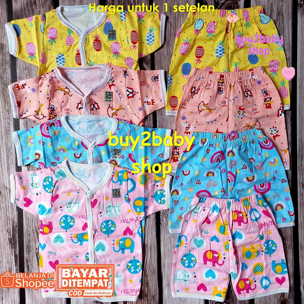 Setelan piyama celana pendek bayi Baby Girl Series Hokiku 0-3 Bulan 1 PCS