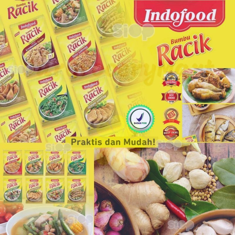 

BUMBU RACIK INSTAN INDOFOOD ALL VARIAN (1 pcs)