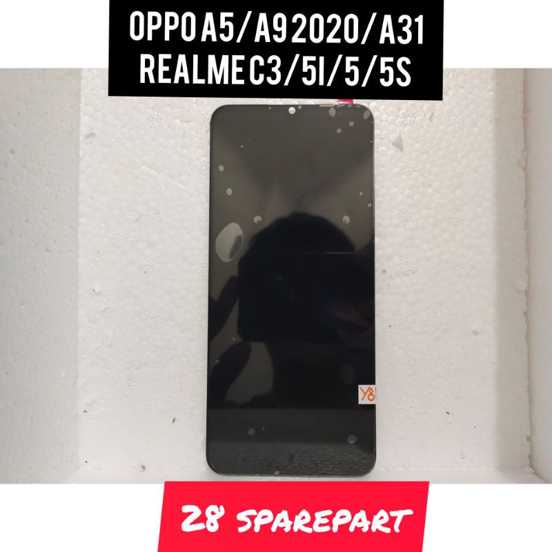 LCD FULLSET OPPO A5 2020/A9 2020/A31/A11/A11X/ Realme C3/ 5I/ 5/ 5S/ 6i UNIVERSAL COMPLETE original