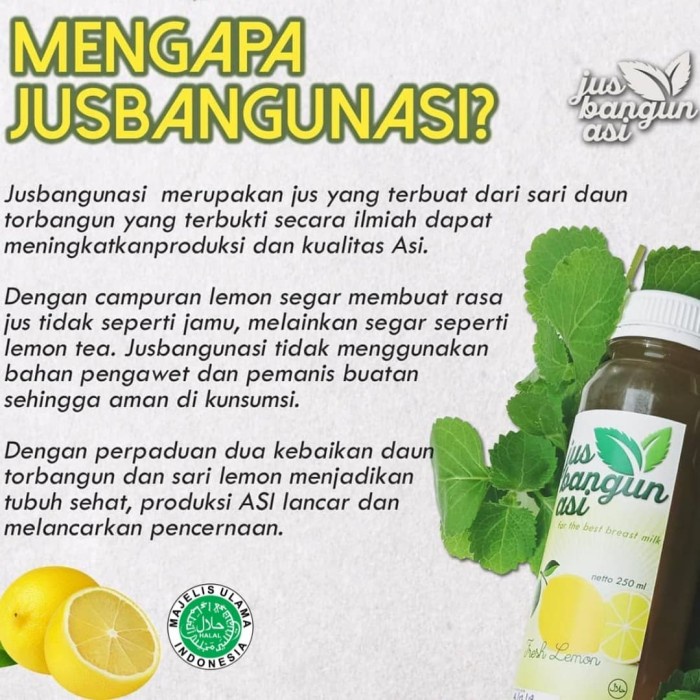 

tradisional-minuman- asi booster - pelancar asi - jus bangun bangun - jus bangun asi -minuman-