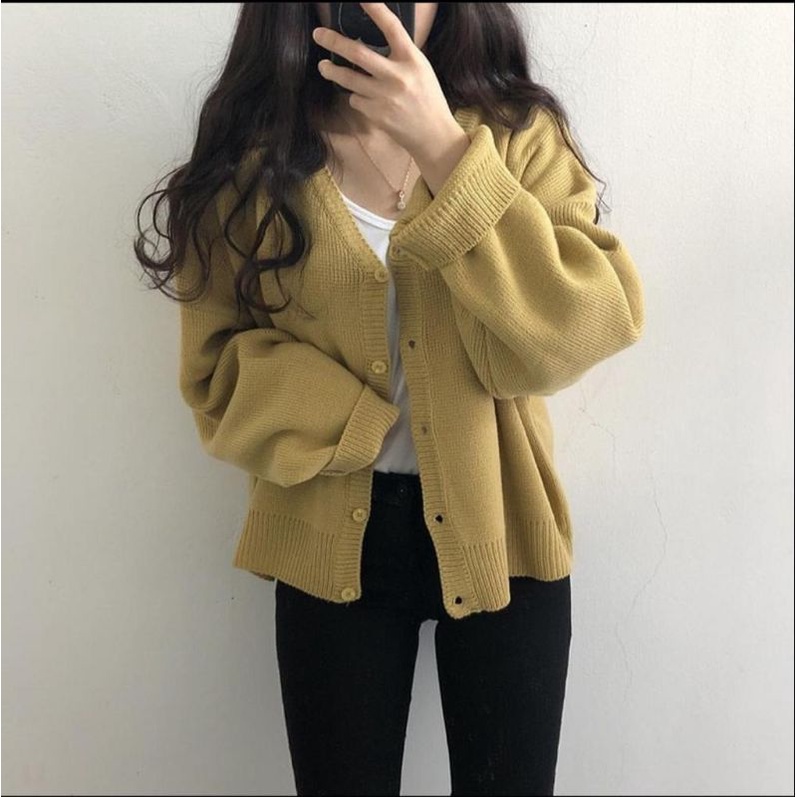 MDLV ~ CARDI AXEL RAJUT / KARDIGAN RAJUT CEWEK / KARDIGAN KOREA STYLE / FASHION WANITA