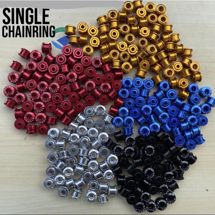 Baut Chainring bolt nut Alloy 7075 Litepro single chainring