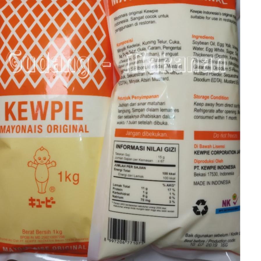 

Miliki - Kewpie Original Mayonnaise 1 kg, Mayo Japan, Kualitas ~