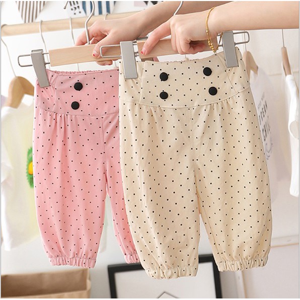 Celana pendek anak / bayi import motif dua kancing