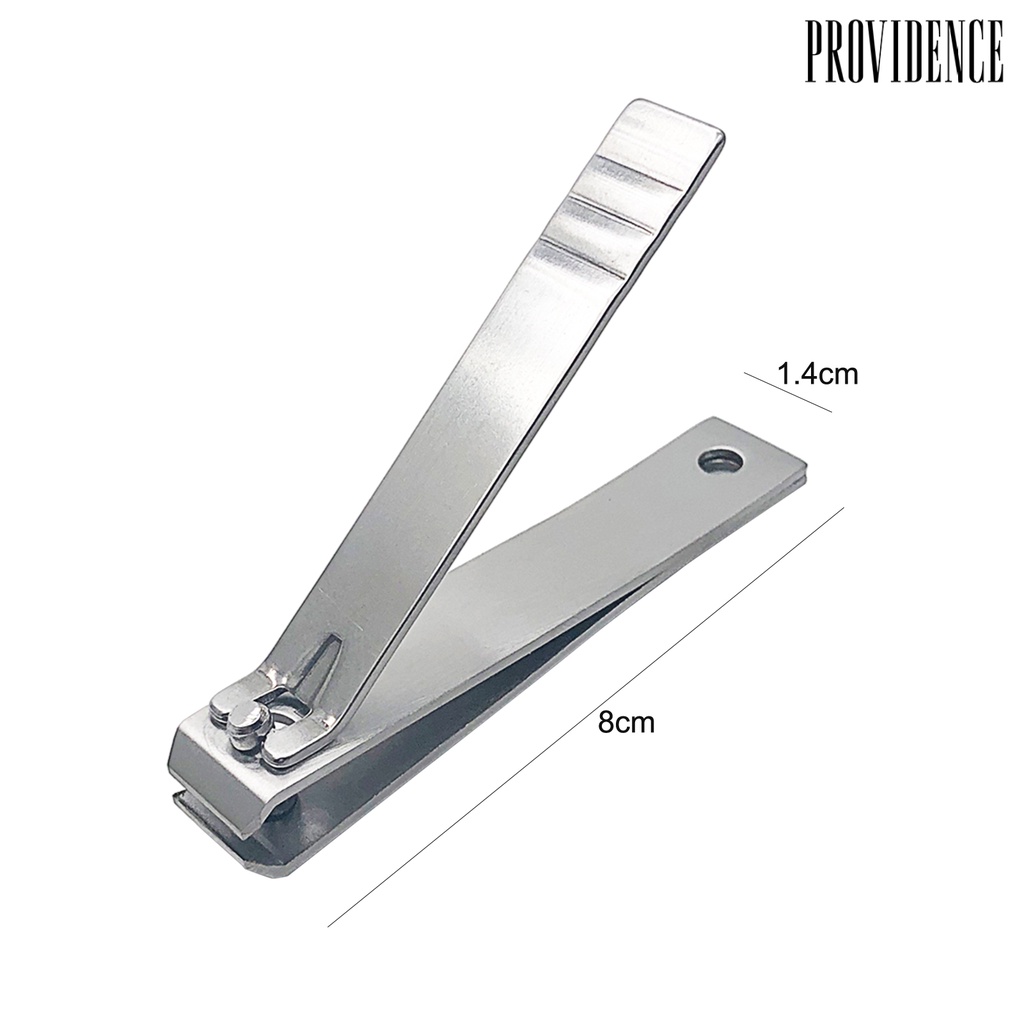 Providence Manicure Cutter Non-slip Nail Care Stainless Steel Flat Mouth Nail Clipper Trimmer for Beauty