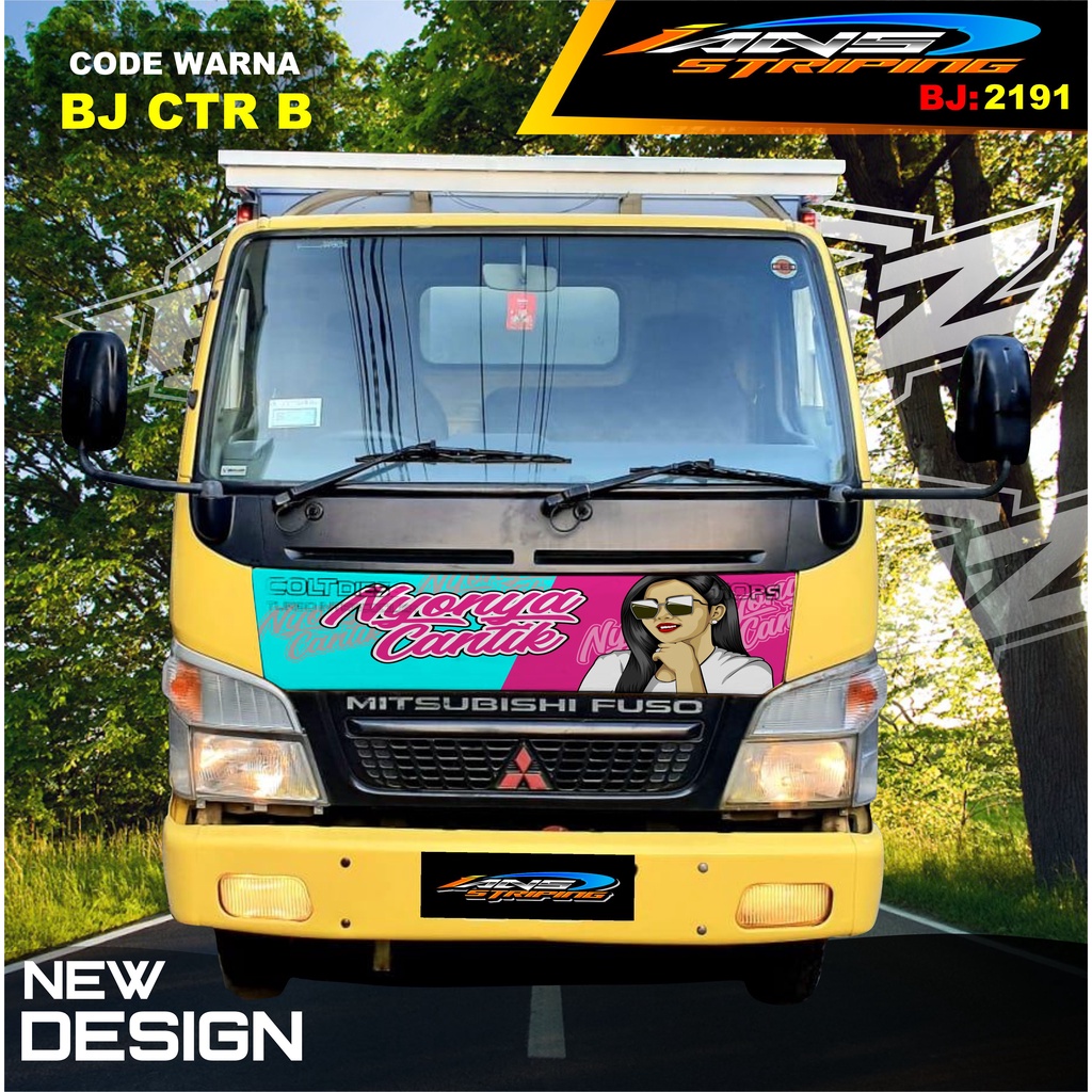 STICKER KAP DEPAN TRUK FUSO / STIKER KABIN TRUK RAGASA,UMPLUNG / STIKER KAP CUP DEPAN TRUK DINA,FUSO