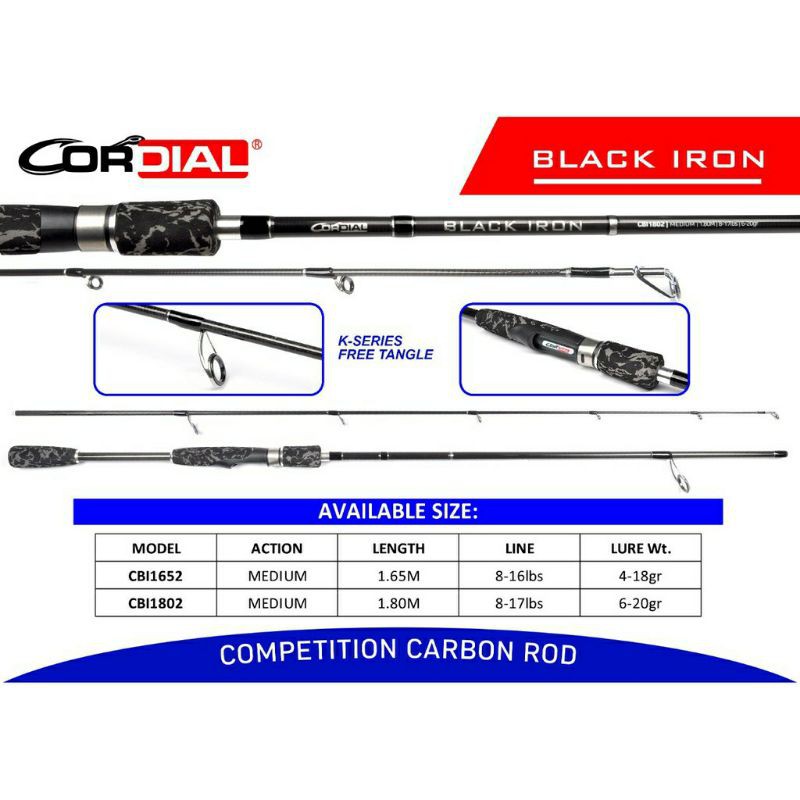 JORAN SPINNING CORDIAL BLACK IRON
